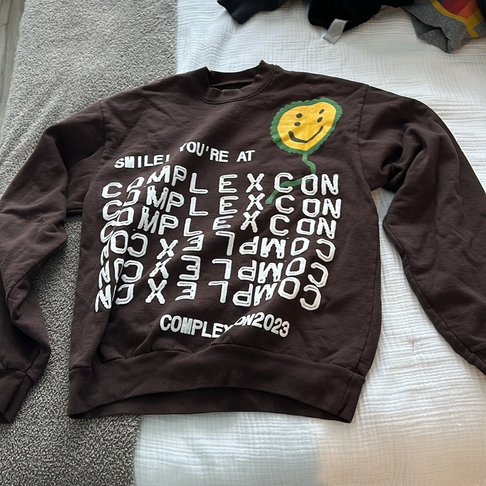 NEW cactus plant flea market complex con sweatshirt
